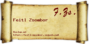 Feitl Zsombor névjegykártya